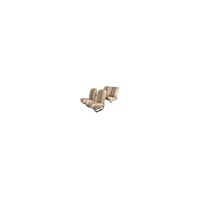 JGO FUNDAS RAYADO BEIGE