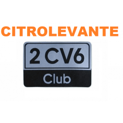 ADHESIVO 2CV6 CLUB